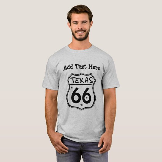 Texas Highway 66 T-Shirt (Vorne ganz)