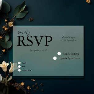 Texas Hill Country Hochzeit RSVP Karte
