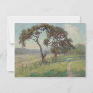 Texas Hill Country Landschaft, Onderdonk Postkarte
