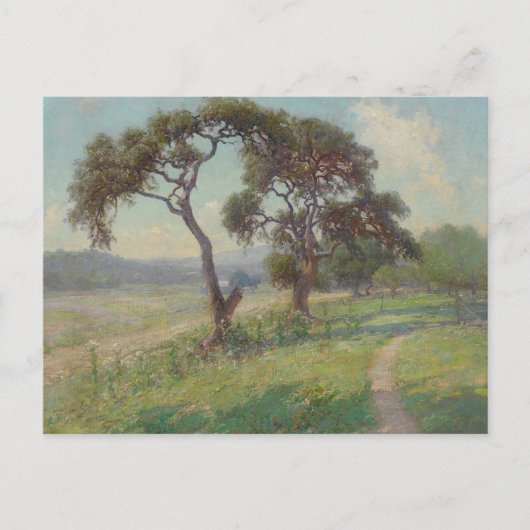 Texas Hill Country Landschaft, Onderdonk Postkarte (Vorderseite)