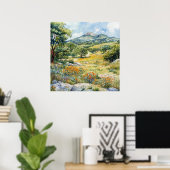 Texas Hill Country Poster (Heimbüro)