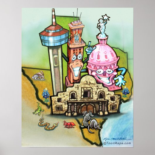 Texas Hill Country Poster (Vorne)