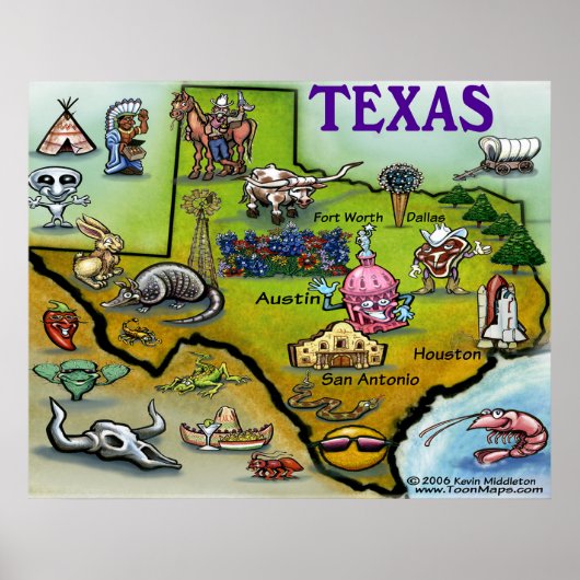 Texas Hill Country Poster (Vorne)