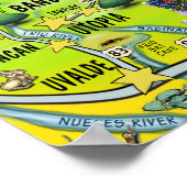 Texas Hill Country Poster (Ecke)