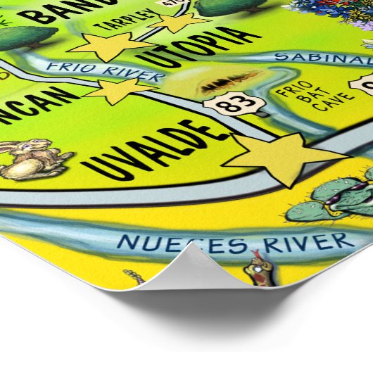 Texas Hill Country Poster 2014 Version (Ecke)