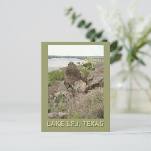 Texas Hill Country Postkarte (Stehend Vorderseite)