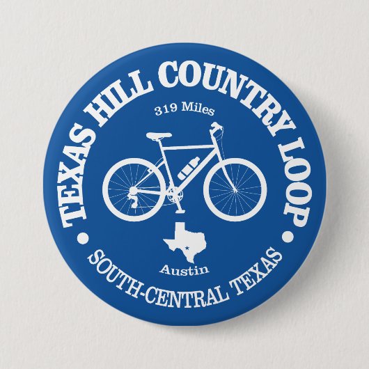Texas Hill Country (Radfahren) Button (Vorderseite)