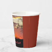 Texas Hill Country Sunset Paper Cup Pappbecher (Links)