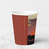 Texas Hill Country Sunset Paper Cup Pappbecher (Rechts)