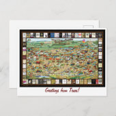 Texas Hill Country Wine Karte (Vorne/Hinten)