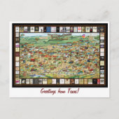 Texas Hill Country Wine Karte (Vorderseite)