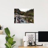 Texas Hill Land Felsen und Bach Poster (Heimbüro)