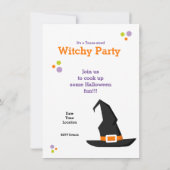 Texas Hocus Pocus Halloween Einladung (Rückseite)