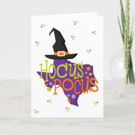 Texas Hocus Pocus Halloween Feiertagskarte