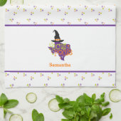 Texas Hocus Pocus Halloween Geschirrtuch (Gefaltet)