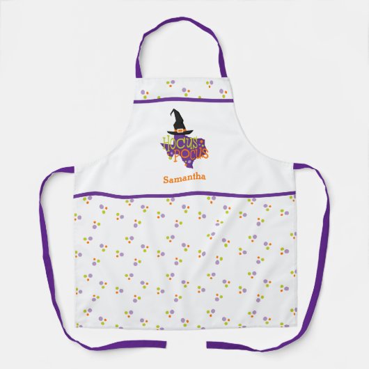 Texas Hocus Pocus Halloween Schürze (Vorderseite)