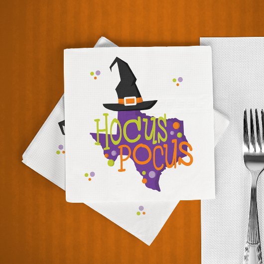 Texas Hocus Pocus Halloween Serviette