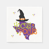 Texas Hocus Pocus Halloween Serviette (Vorderseite)