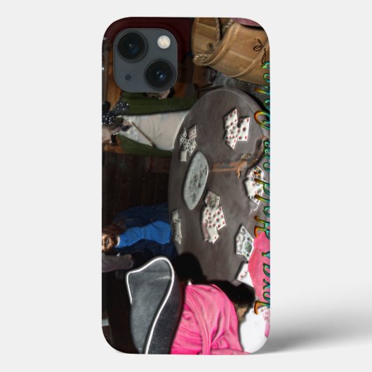 Texas Hold ‘em Poker Pirates Table Case-Mate iPhone Hülle (Rückseite)