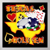 TEXAS HOLD 'EM POSTER (Vorne)
