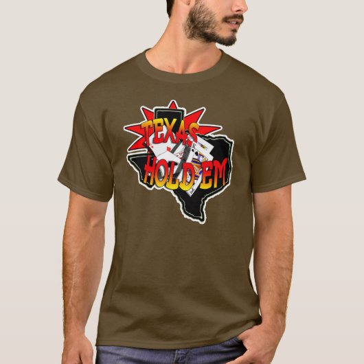 TEXAS-HOLD-EM T-Shirt (Vorderseite)