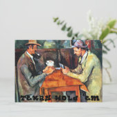 Texas Hold'em Einladung (Stehend Vorderseite)