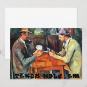 Texas Hold'em Einladung (Vorne/Hinten)