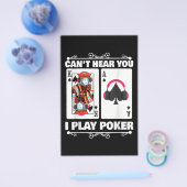 Texas Holdem Poker Cant Hören Sie, ich spiele Poke Flyer (Einzeln)