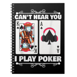 Texas Holdem Poker Cant Hören Sie, ich spiele Poke Notizblock