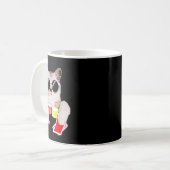 Texas Holdem Poker Cat Kaffeetasse (Vorderseite Links)