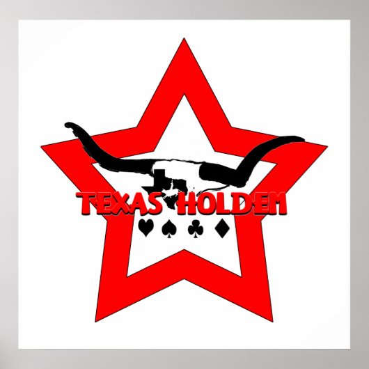 Texas Holdem Poster (Vorne)