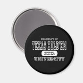 Texas Holdem University Dark Magnet (Vorderseite/Rückseite)