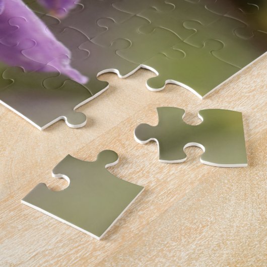 Texas Honey Bee | Lila Blume Berg Laurel Puzzle (Seite)