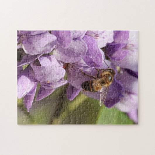 Texas Honey Bee | Lila Blume Berg Laurel Puzzle (Horizontal)
