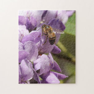Texas Honey Bee   Lila Blume Berg Laurel Puzzle