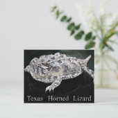 Texas Horned Lizard - Texas Staat Reptile Postkarte (Stehend Vorderseite)