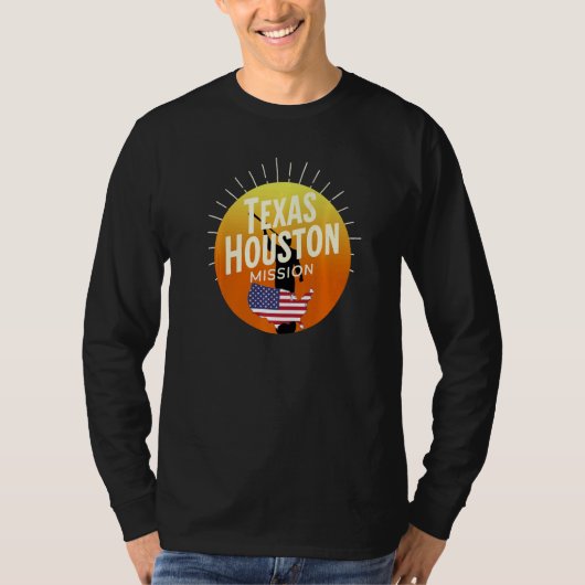 Texas Houston Mormon LDS Mission Mission CTR T-Shirt (Vorderseite)