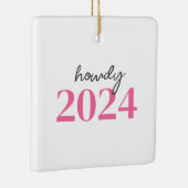 Texas Howdy Keramikornament (Rechts)