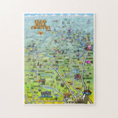 Texas-Hügel-Land-Puzzlespiel Puzzle (Vertikal)