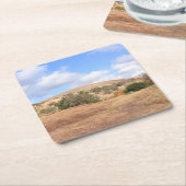 Texas-Hügel-Land verzauberter Felsen-Staats-Park Rechteckiger Pappuntersetzer (angewinkelt)