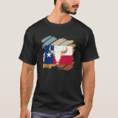 Texas Huston San Antonio Howdy Longhorn Rodeo Ala T-Shirt (Vorderseite)