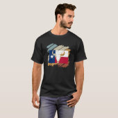 Texas Huston San Antonio Howdy Longhorn Rodeo Ala T-Shirt (Vorne ganz)