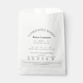 Texas Hütte Food Law Bag Geschenktütchen