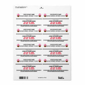 Texas Hütte Lebensmittelrecht kennzeichnet Zuhause (Vorne)