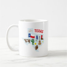 Texas Icons Coffee Tasse