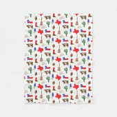 Texas Icons Fleecedecke (Vorderseite)