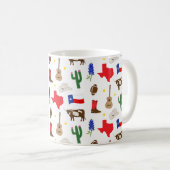 Texas Icons Kaffeetasse (VorderseiteRechts)