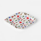 Texas Icons Pappteller (Gewinkelt)