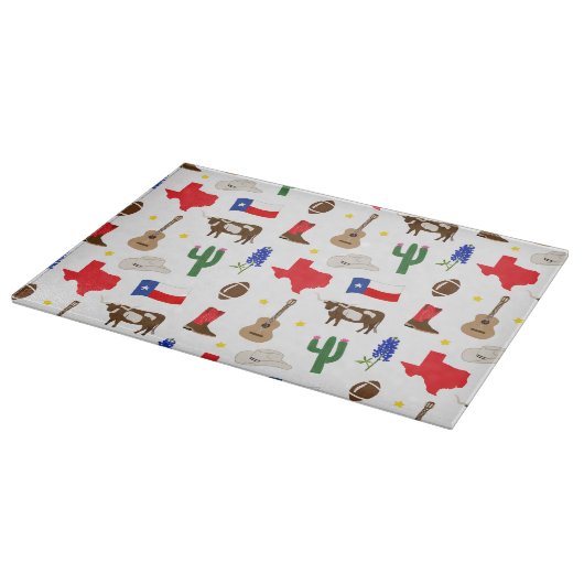 Texas Icons Schneidebrett (Ecke)