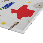 Texas Icons Schneidebrett (Ecke)